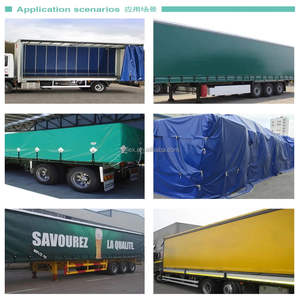 JS 750G bâche légère PVC enduit polyester tissu rouleaux toile imperméable pour camion à plat techniques non tissées - Product Image 6