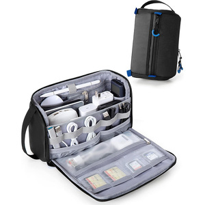 Bolsa Organizadora de Cables y Accesorios Electrónicos de Viaje, Personalizada de Fábrica, de Nailon y Poliéster, con Múltiples Compartimentos, Portátil - Product Image 6