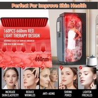 Ruang Uap Inframerah Portabel Modern, Sauna Rumah Tangga Praktis, Kotak Uap Terapi Cahaya Merah 660nm, Steamer 1200W, Kotak Keringat