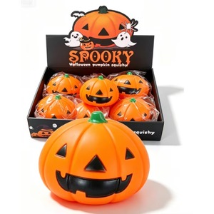 Jouet Squishy Citrouille d'Halloween Extensible Sensoriel Anti-Stress Nouveauté Cadeau pour Enfants et Adultes - Product Image 1
