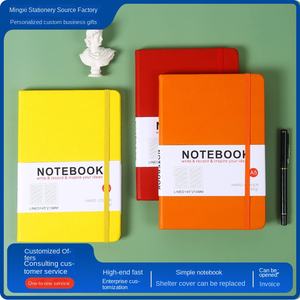 Diario Personalizable de Tapa Dura Tamaño A3, Cuaderno A5 con Correa Elástica, Cierre de Cintura, Imitación de Cuero Rígido - Product Image 2