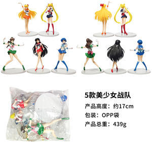 Figura de PVC de 5 pulgadas de una guerrera hermosa en posición de pie, hecha a mano, con diseño de conejo lunar, fuego, <span class=keywords><strong>Yeli</strong></span>, Mizuno, belleza asiática, modelo de adorno secundario - Product Image 3
