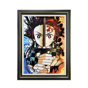 Mignon Style 3D Stéréoscopique Peinture Nuit Scène <span class=keywords><strong>Photo</strong></span> Cadre Lampe Écologique Mix Anime Luffy DBZ <span class=keywords><strong>Kakashi</strong></span> Jeu Vidéo POKE - Product Image 3