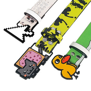 Hebilla de Cinturón <span class=keywords><strong>Yogoo</strong></span> con Logotipo de Dibujos Animados en Esmalte Personalizado, Diseño de Marca, Accesorios de Moda de Metal para Ropa con Cinturón de Cuero - Product Image 1