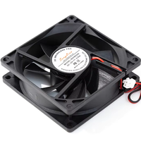 DC Soğutma Fanı 80x80x25mm Küçük 80mm Yüksek Hızlı DC 12V 24V 12 24 Volt Motor Soğutma Çıkış Fanı Havalandırma Hava Temizleyici için