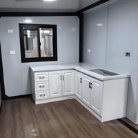 Maison en conteneur extensible pliable à bon prix Villa isolée de 40 pieds 20 pieds Maison mobile préfabriquée et imperméable