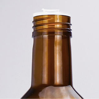 Bouteilles en plastique vert foncé de qualité alimentaire de 500 ml pour huile d'olive avec couvercle, emballages en plastique marron carrés de 250 ml et 1000 ml pour vinaigre et vin