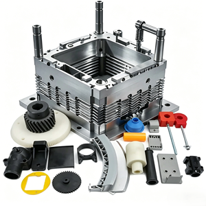 Piezas de moldeo por inyección de plástico personalizadas, compactas, moldeadas por inyección, con logotipo personalizado, fabricación de moldes de inyección. - Product Image 1