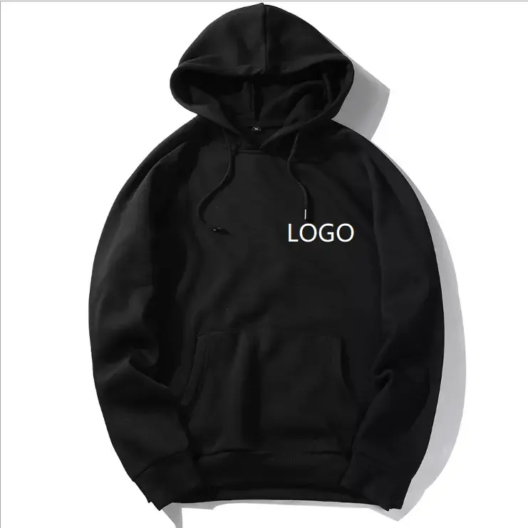 TOPKO wholesale custom logo sweatshirts unisex men women long sleeves organic cotton oversized plain hoodies pullover sweatshirt