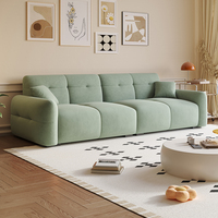 Nouveau canapé en tissu décontracté économique pour petit appartement pour salon B & B ou maison de location pour célébrité Internet
