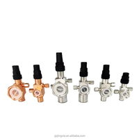 Vanne Rotalock directe d'usine 3/8 5/8 (7/8 1-1/8 1-5/8 avec connexion en acier ou en cuivre pour pièces de rechange de compresseur de réfrigération