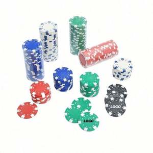 Jetons de poker personnalisés avec design couronne et noyau en fer - Impression numérique, jetons de jeu de casino personnalisés et cadeaux promotionnels - Product Image 1