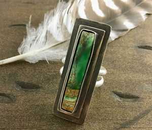 แหวนอัญมณีคริสโซเพรสธรรมชาติสินค้ามาใหม่แหวนเงินแท้สี925เครื่องประดับ ODM - Product Image 1