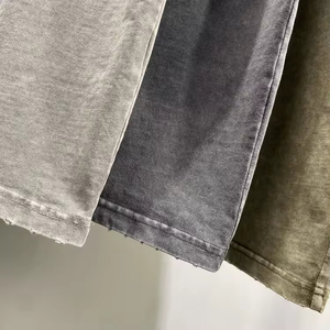 Canotta da Uomo in Cotone Lavato Stile Vintage, Vestibilità Ampia e Traspirante, Produzione OEM Cinese, Economica - Product Image 4