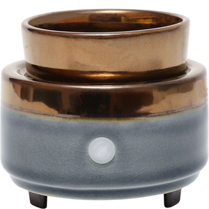 Chauffe-cire en verre et céramique 3-en-1, <span class=keywords><strong>brûleur</strong></span> d'huile à intensité variable pour usage intérieur, compatible avec les grandes bougies parfumées <span class=keywords><strong>Yankee</strong></span> - Product Image 3