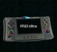 Consoles de jeux portables S Classic R50 Ultra, batterie 4000 mAh, machine de jeux vidéo, boîte de jeux rétro Linux, lecteurs de jeux vidéo 4,5 pouces