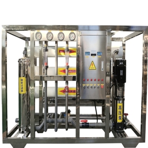 Système de traitement d'eau par osmose inverse industriel en acier inoxydable 500 LPH avec moteur, pompe de purification d'eau potable pour usine RO - Product Image 1