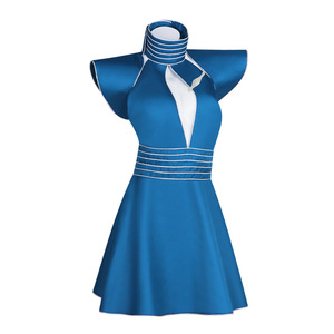 Robe de cosplay d'hôtesse de l'air Britney Spears, uniforme d'Halloween, tenue de jeu de rôle - Product Image 1
