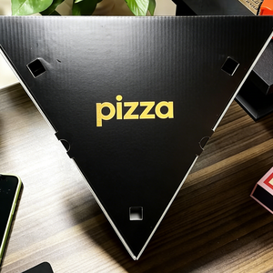 Scatola Triangolare <span class=keywords><strong>per</strong></span> Pizza in Carta Ondulata Personalizzata all'Ingrosso <span class=keywords><strong>per</strong></span> Asporto - Product Image 5