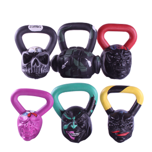 Yeni Varış boyutu ayarlanabilir demir çekirdek desen kazınmış skullmonster <span class=keywords><strong>kettlebell</strong></span> - Product Image 4