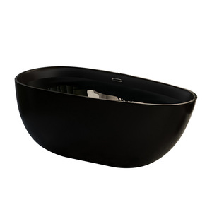 Hiện đại đơn lập Acrylic hình bầu dục ngâm bồn tắm 1.3M-1.8m tắm drainer cho căn hộ phòng tắm khách sạn hoặc biệt thự - Product Image 4