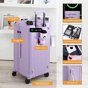 Personalizzabile 20 22 24 26 30 32 34 36 pollici <span class=keywords><strong>valigia</strong></span> rigida con serratura Tsa solo con 5 ruote valigie a basso prezzo grandi dimensioni - Product Image 3