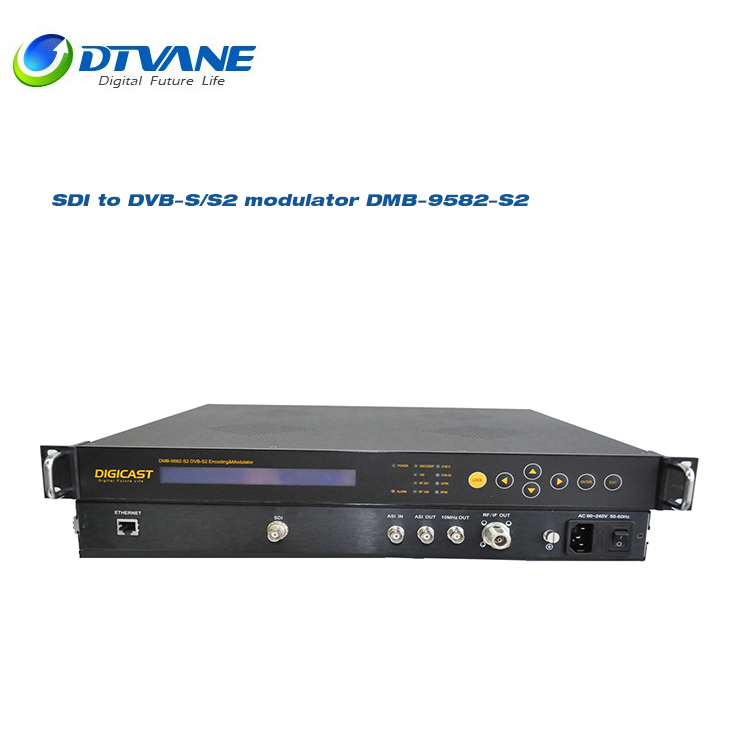 DVB-S2 MPEG-2/H.264 HD Modulateur Encodeur SDI à DVB-S2 Modulateur