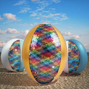 Ballon de football américain de 35 cm, personnalisable, gonflable, en PVC écologique, <span class=keywords><strong>jouet</strong></span> coloré, logo personnalisé, certifié EN71, article sportif pour tous les âges - Product Image 4