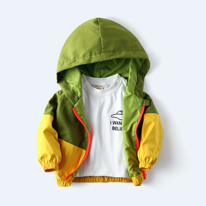 Ventes en gros de manteaux longs à capuche pour enfants, style tendance, pour garçons, avec poches - Product Image 2