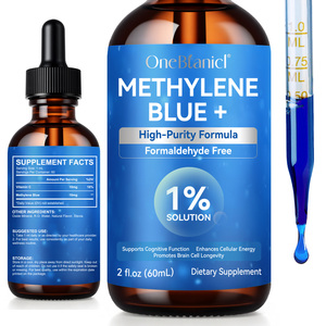 Onebtanicl 60ml màu xanh của tôi giọt não sức khỏe chế độ ăn uống bổ sung nhãn hiệu riêng methylen màu xanh chất lỏng giọt bổ sung cho người lớn - Product Image 2