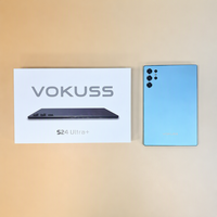 Tablette PC Android 10 Vokuss S24ultra+ 10,1 pouces INCELL, 4 Go + 64 Go, MTK6755, appels 3G double SIM, 3000*1440, 4000 mAh, caméra frontale, Wi-Fi