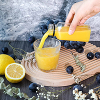 Hot Selling 10 Oz Drank Plastic Verpakking Rechthoek Vloeibare Fruit Melk Water Heldere Sap Flessen Met Schroefdop Deksels