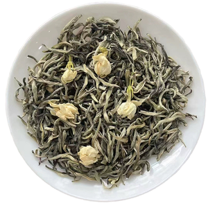 Thé Vert Bio Mélangé au Jasmin en Gros, Qualité Supérieure, en Vrac, Floral, Doux, Caféiné, Sans Sucre, Sachet de 50g - Product Image 1