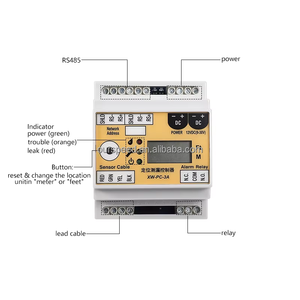 누수 감지 제어판 누수 감지 케이블 500m 감지 거리 8초 응답 시간 설치형 누수 제어기 - Product Image 3