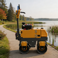 Compacteur routier vibrant à double tambour en acier, hydraulique intégral, autoporté, pour asphalte, à vendre