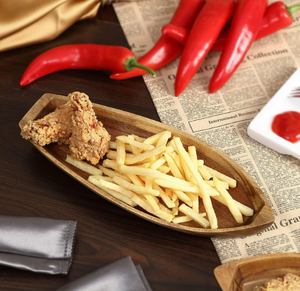 Bandeja <span class=keywords><strong>de</strong></span> madera con forma <span class=keywords><strong>de</strong></span> barco para servir, plato <span class=keywords><strong>de</strong></span> Sushi <span class=keywords><strong>de</strong></span> madera hecho a mano para decoración <span class=keywords><strong>de</strong></span> <span class=keywords><strong>cocina</strong></span>, postre, ensalada <span class=keywords><strong>de</strong></span> frutas y exhibición <span class=keywords><strong>de</strong></span> aperitivos - Product Image 2