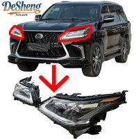 Precio de Suministro Directo, Faros LED para Lexus LX570, LX600, LX700, Larga Duración, Sin Amarilleamiento, Piezas de Automóvil, Parachoques Delantero, Alerón