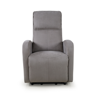 Fauteuil inclinable électrique en tissu, canapé inclinable individuel motorisé pour personnes âgées, mobilier de salon