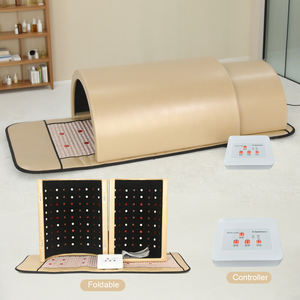 Tragbare goldene Farbe PEMF Fern infrarot Ray 180 Stück Turmalin <span class=keywords><strong>Germanium</strong></span> Stones Sauna Dome - Product Image 3