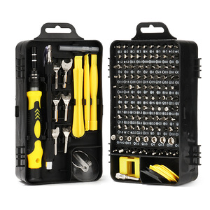 Mobile Phone Repair Tool <b>Set</b> 135 In 1 Carbon Steel <b>Screwdriver</b> With Magnetic <b>Bits</b> For Watch And Digital Device Fixing - Product Image 2