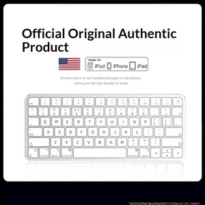 คีย์บอร์<span class=keywords><strong>ด</strong></span>ไร้สายสำหรับแท็บเล็ต iPad และ Mac แบบพกพา น้ำหนักเบา รองรับการสัมผัสแบบ Capacitive ได้รับการรับรองมาตรฐาน ROHS <span class=keywords><strong>พ</strong></span>ร้อมตัวเลือกโลโก้แบบกำหน<span class=keywords><strong>ด</strong></span>เอง - Product Image 2