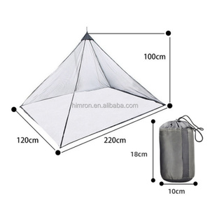Tente de randonnée et de camping ultralégère avec <span class=keywords><strong>moustiquaire</strong></span> triangulaire d'été anti-insectes pour la pêche - Product Image 5