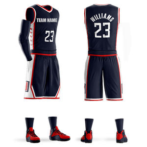 Sublimatie Custom Basketbalkleding College Basketbalshirts Trainingsbasketbaluniformen Set Team T-shirt Griffines Williamses - Product Image 5