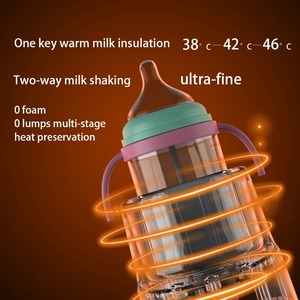 Machine automatique de préparation du lait pour bébé, mélangeur électrique de lait, bâton de mélange de lait en poudre pour bébé, mains libres, sans grumeaux - Product Image 5