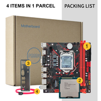 Kit Combo Carte Mère PANDL ITX H61 Placa Mainboard LGA1155 Cpu avec Intel Xeon E3 1230 V2 2x Emplacements DDR3 Carte Mère H61