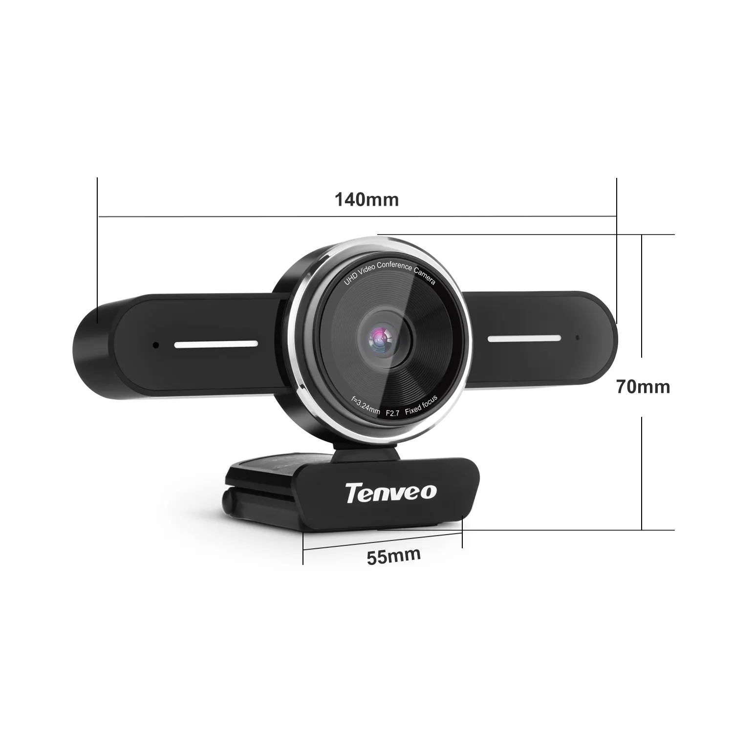 Tenveo 4KT3オールインワン会議カメラビデオ会議UltraHd会議カメラストリーミングvlogを会議するためのマイク付き