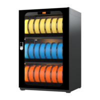 Armoire de stockage à sec pour filament d'imprimante 3D, 48 bobines, 225L, faible humidité, acier inoxydable