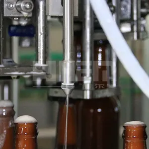 製造工場用の新しいデザインのガラス瓶水ジュース飲料ビール等圧充填瓶詰め機