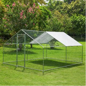 Offre Spéciale Fourni Personnalisable Animal Cage <span class=keywords><strong>Run</strong></span> Walk-in Volaille Cage Poulailler Grand Tôle Poulailler Grande Ferme - Product Image 4
