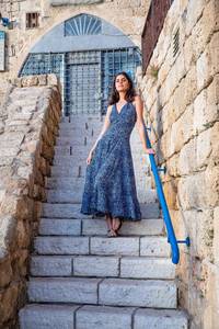 Floral Print Halter Neck Sleeveless A-Line Casual <b>Bohemian</b> <b>Summer</b> Backless Breathable Handmade Cotton Kaftan <b>Dress</b> For Women - Product Image 2